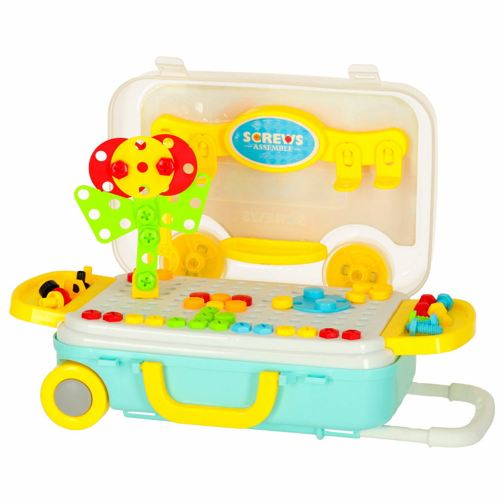 Educational Construction Set with Toy Drill 258 Pieces