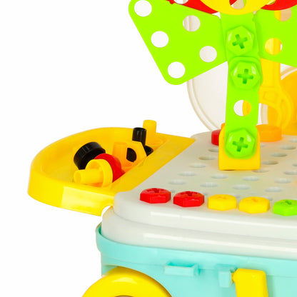 Educational Construction Set with Toy Drill 258 Pieces