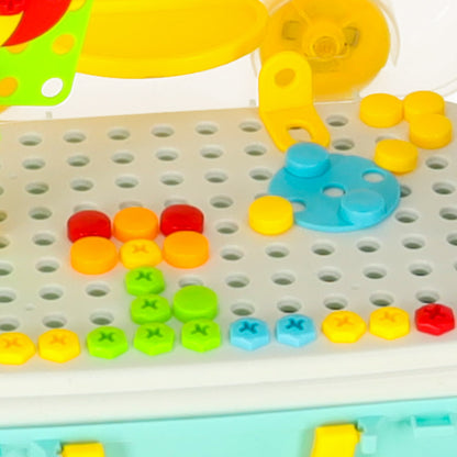 Educational Construction Set with Toy Drill 258 Pieces