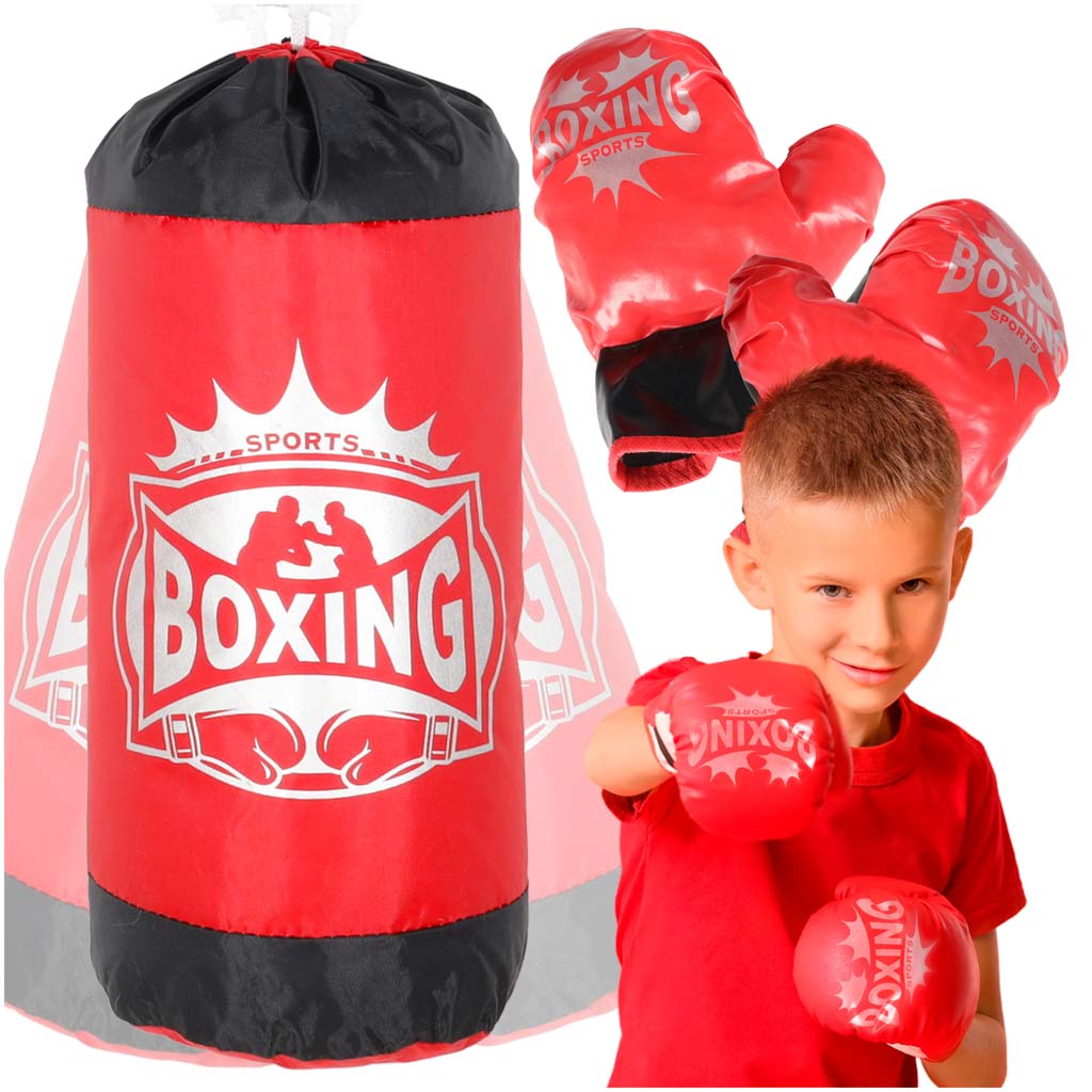 Kids Boxing Set with Punching Bag and Boxing Gloves