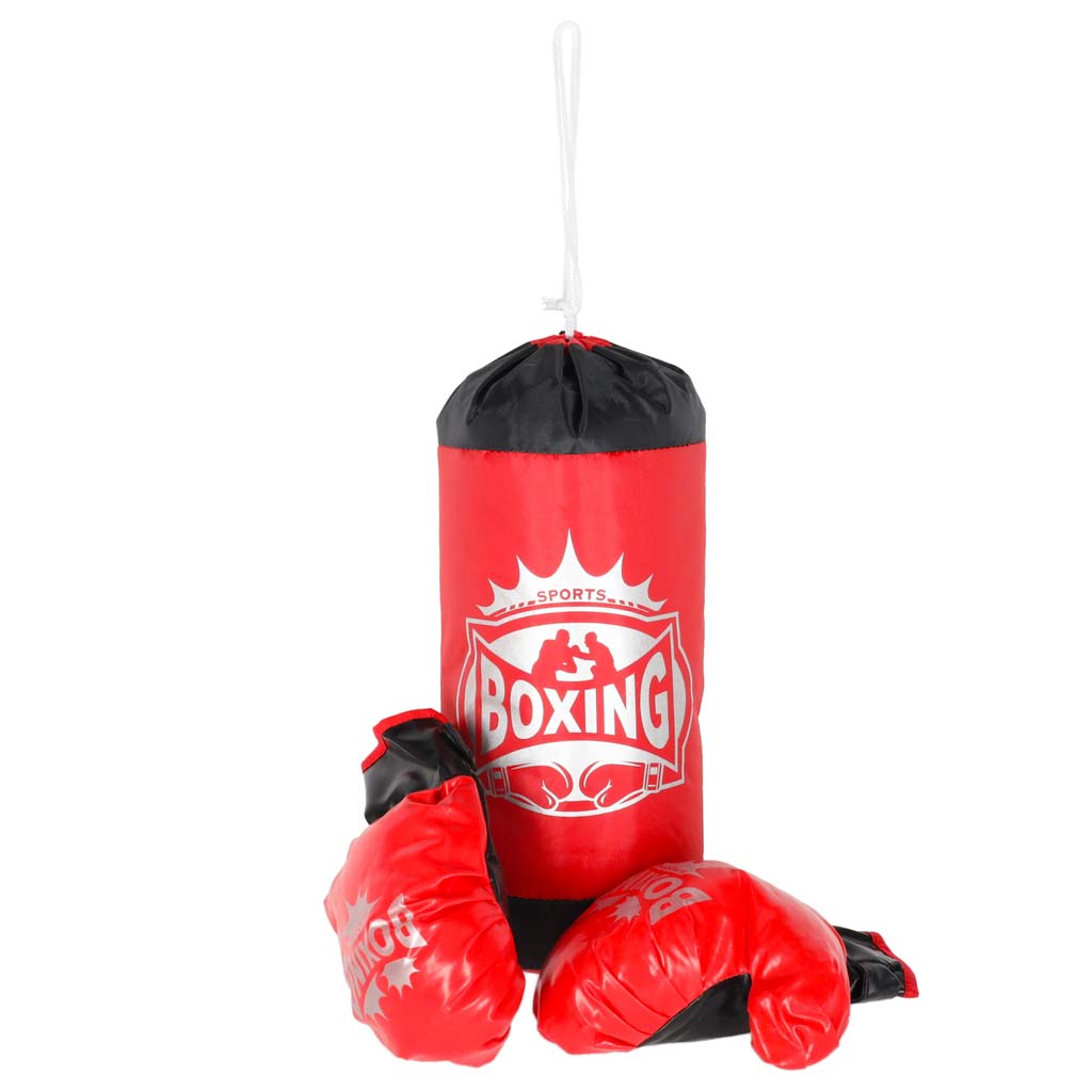 Kids Boxing Set with Punching Bag and Boxing Gloves