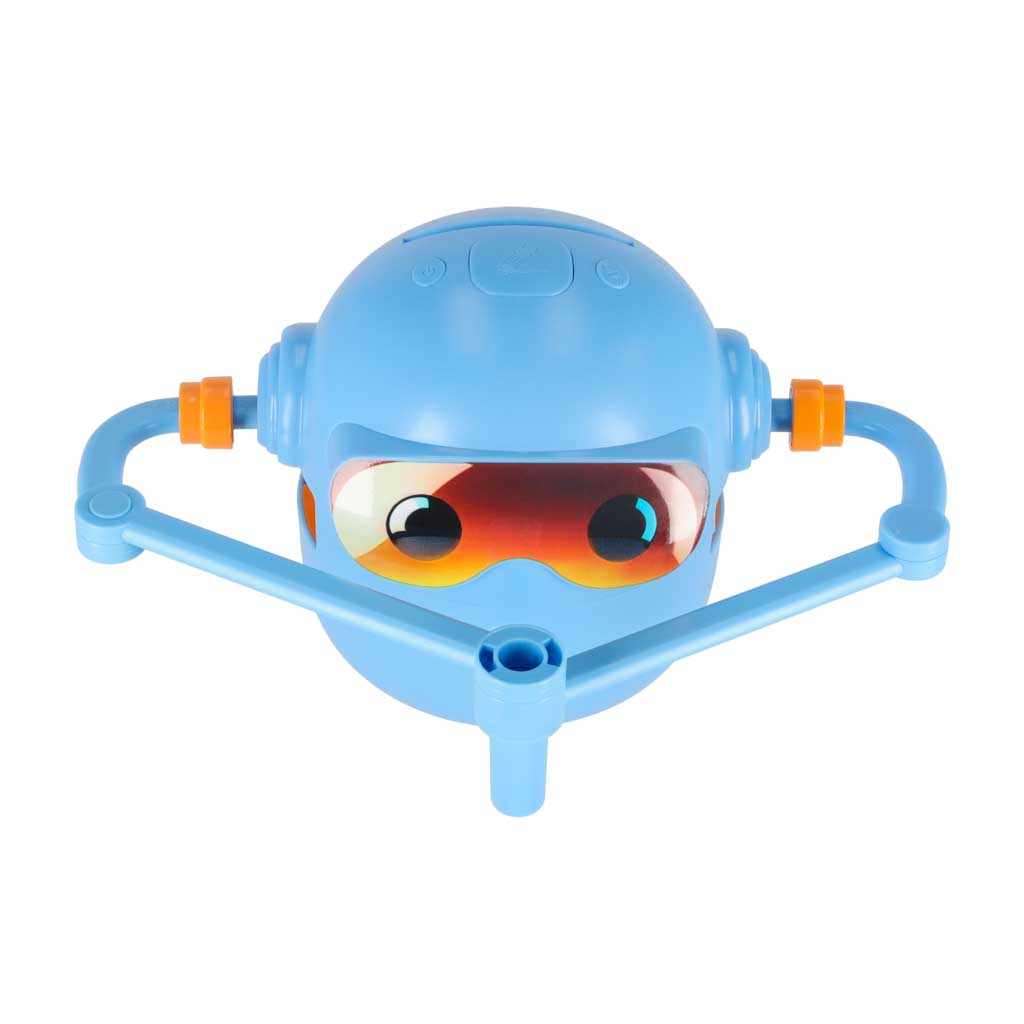 Robot do rysowania STEM dla dzieci – 100 kart edukacyjnych – Niebieski