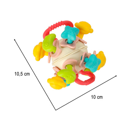 BIBI-INN Baby Sensory Ball Teether & Rattle Toy