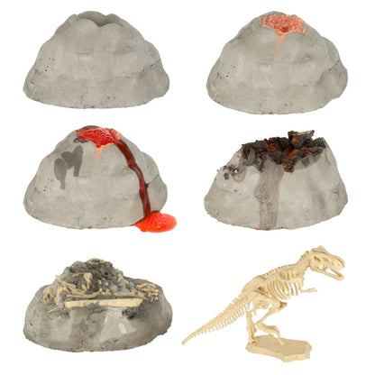 Dinosaur Volcano Science Kit – STEM Archaeology & Eruption