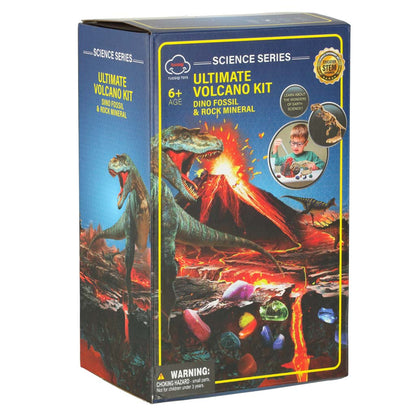 Dinosaur Volcano Science Kit – STEM Archaeology & Eruption