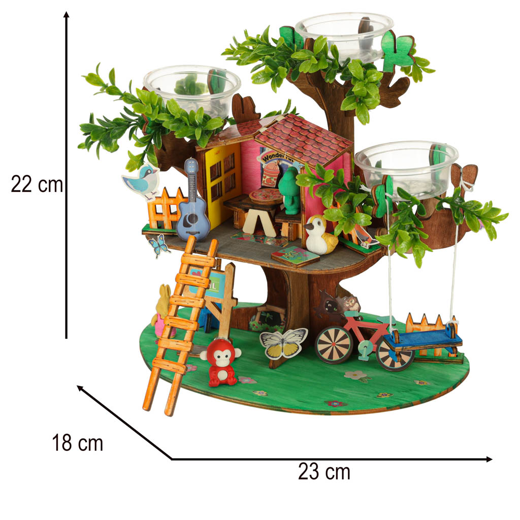 DIY Treehouse Creative Kit for Kids 6+ – Build & Decorate