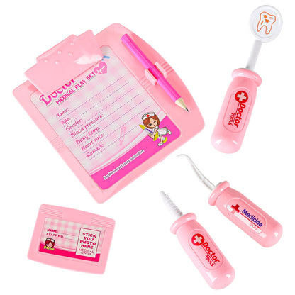 Kids Doctor Play Set with Medical Kit & Costume – 3+