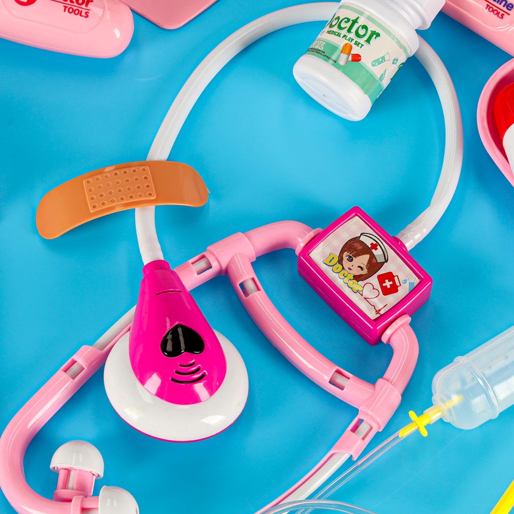 Kids Doctor Play Set with Medical Kit & Costume – 3+