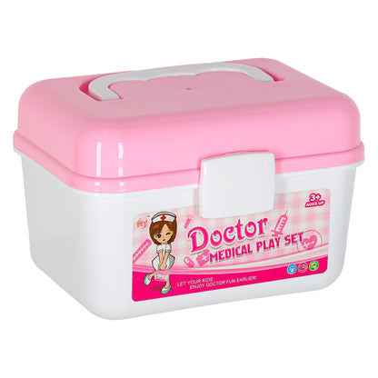 Kids Doctor Play Set with Medical Kit & Costume – 3+