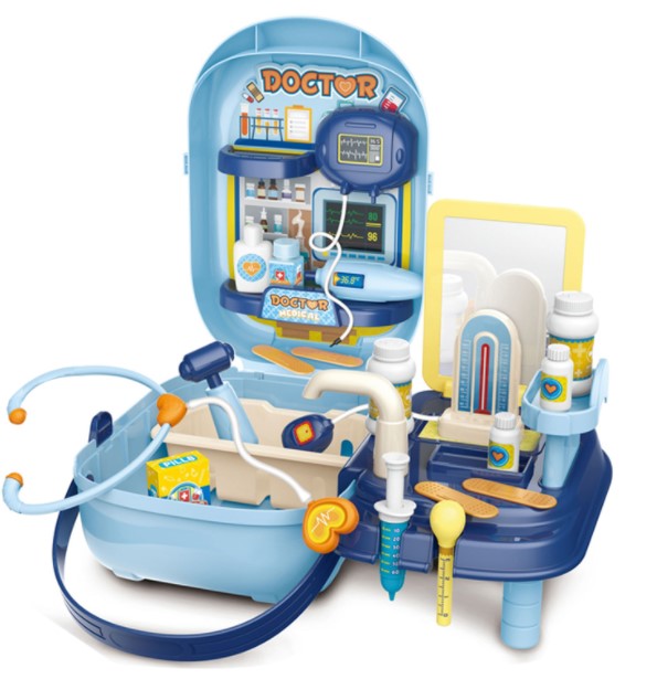 Kids Doctor Play Set – 34-Piece Pretend Medical Kit with Case