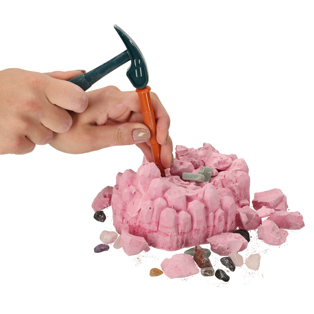 Archaeology Mineral Excavation Kit – 18 Gemstones for Kids 8+