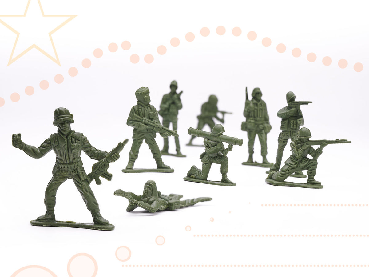 Military Army Base Playset 114 Pieces Soldier Figures Set