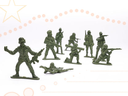 Military Army Base Playset 114 Pieces Soldier Figures Set
