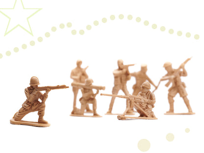 Military Army Base Playset 114 Pieces Soldier Figures Set