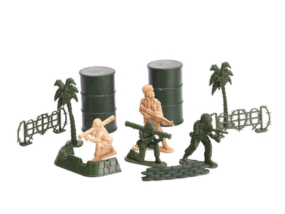 Military Army Base Playset 114 Pieces Soldier Figures Set