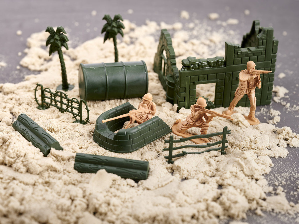 Military Army Base Playset 114 Pieces Soldier Figures Set