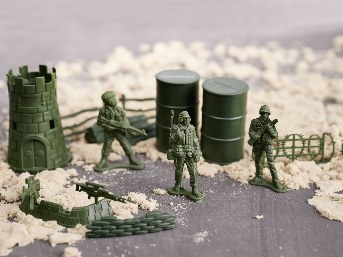 Military Army Base Playset 114 Pieces Soldier Figures Set