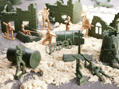 Military Army Base Playset 114 Pieces Soldier Figures Set